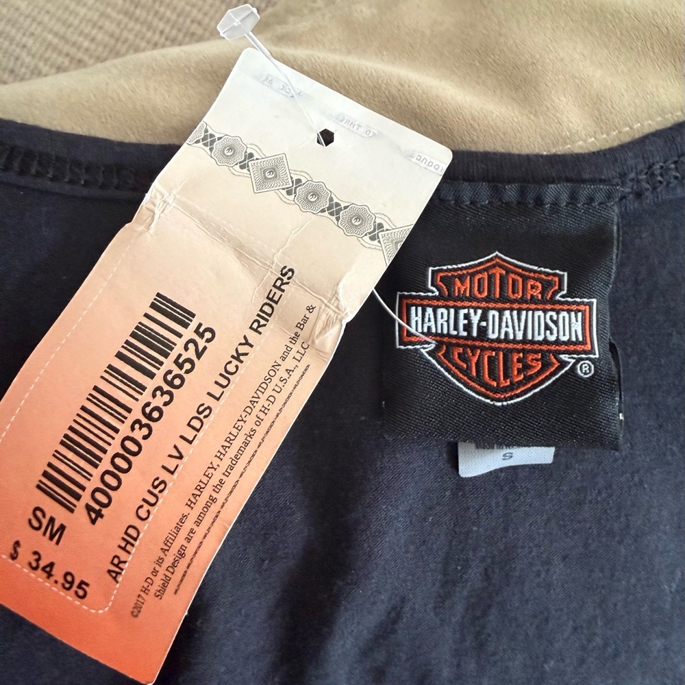 NWT Harley-Davidson Black Graphic Tank Top Size Small - Picture 3 of 3
